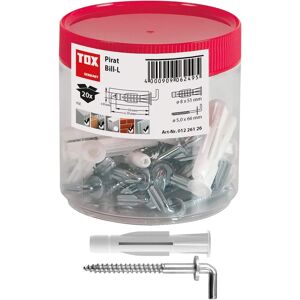 TOX Wall Plug - Universal Hook with Short Angle Hook - Wall Type TOX Wall Plug - Universal Hook with Short Angle Hook - Wall Type