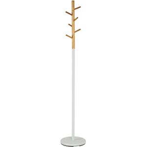 Portemanteau en métal blanc HAKU avec 6 crochets - 175cm - Publicité Portemanteau en métal blanc HAKU avec 6 crochets - 175cm - Publicité