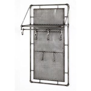 Haku Metal Coat Rack - 9 Hooks, Anthracite, Wall Mount - Garderobenhalter Haku Metal Coat Rack - 9 Hooks, Anthracite, Wall Mount - Garderobenhalter