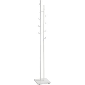 Kledingrek HAKU - Wit, 8 haken, 29x176 cm - Kledingrek Kledingrek HAKU - Wit, 8 haken, 29x176 cm - Kledingrek