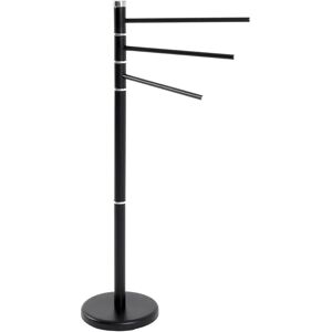 Haku Czarny wieszak na ręczniki - Stal, 22cm x 89cm x 42cm - Wieszak na ręczniki Haku Czarny wieszak na ręczniki - Stal, 22cm x 89cm x 42cm - Wieszak na ręczniki
