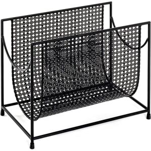 Czarny metalowy stojak na gazety - 37x22x30cm - Stojak na gazety Czarny metalowy stojak na gazety - 37x22x30cm - Stojak na gazety