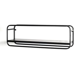 Étagère Murale Noire Haku - 60x15x20 cm - Décoration Métallique Durable - Publicité Étagère Murale Noire Haku - 60x15x20 cm - Décoration Métallique Durable - Publicité