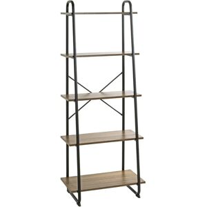 Étagère Haku Chêne et Noir - 60x36x164 cm Rangement - Publicité Étagère Haku Chêne et Noir - 60x36x164 cm Rangement - Publicité