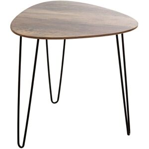 Haku MÖBEL Damon - Table basse en bois noir - 48cm - Publicité Haku MÖBEL Damon - Table basse en bois noir - 48cm - Publicité