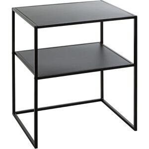 Haku Möbel Lawrence - Czarny metalowy stolik kawowy - 50x60x40 cm Haku Möbel Lawrence - Czarny metalowy stolik kawowy - 50x60x40 cm