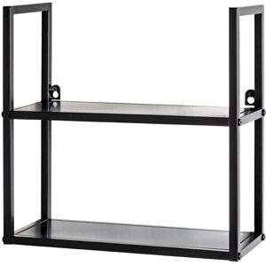 Haku Wall Shelf - Steel, 36x15x36 cm, Black - Wall Shelf Haku Wall Shelf - Steel, 36x15x36 cm, Black - Wall Shelf