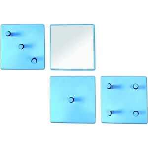 AYOLLEE Ensemble portemanteau enfant bleu avec miroir et crochets - Porte-manteaux - Publicité AYOLLEE Ensemble portemanteau enfant bleu avec miroir et crochets - Porte-manteaux - Publicité