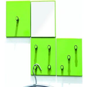 Groen Garderobenset met Spiegel & Haken - Meubelset Groen Garderobenset met Spiegel & Haken - Meubelset