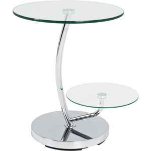 Table d'Appoint Métal Argenté - 52x55x52cm - Publicité Table d'Appoint Métal Argenté - 52x55x52cm - Publicité