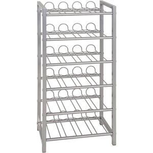 Haku Möbel Silver 72cm Wine Rack - Wine Storage Furniture Haku Möbel Silver 72cm Wine Rack - Wine Storage Furniture