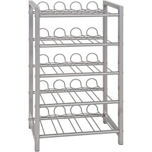 Haku Moebel Aluminium Weinregal 34 x 22 x 59 cm - Weinregal Haku Moebel Aluminium Weinregal 34 x 22 x 59 cm - Weinregal