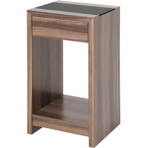 Console Haku Noyer - 42x40x74cm - Publicité Console Haku Noyer - 42x40x74cm - Publicité