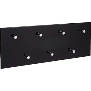 Haku Möbel Wall Coat Rack - Black 7 Hooks 80x30cm Haku Möbel Wall Coat Rack - Black 7 Hooks 80x30cm