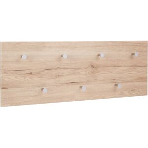 Haku Möbel Wall Coat Rack - 7 Hooks - Brown - 80x30cm Haku Möbel Wall Coat Rack - 7 Hooks - Brown - 80x30cm