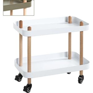 HAKU Meubel Bijzettafel - Metaal, 50x30x47 cm - Bijzettafel HAKU Meubel Bijzettafel - Metaal, 50x30x47 cm - Bijzettafel