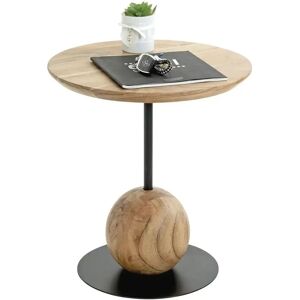 Haku Meubel Bijzettafel Massief Acacia 40x40x45cm Haku Meubel Bijzettafel Massief Acacia 40x40x45cm