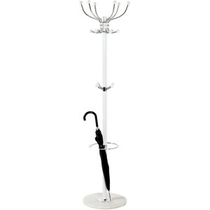 Meno White Steel Coat Stand - 176cm, 38cm Diameter Meno White Steel Coat Stand - 176cm, 38cm Diameter