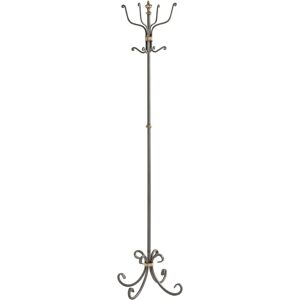 Haku Kapstok - 8 Haken - Antraciet - 46x180cm - Kapstok Haku Kapstok - 8 Haken - Antraciet - 46x180cm - Kapstok