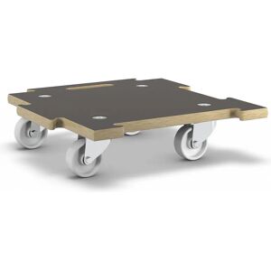 Piattaforma di trasporto Wagner - 390x390mm - 200kg - Marrone scuro Piattaforma di trasporto Wagner - 390x390mm - 200kg - Marrone scuro