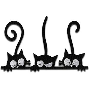Mono-Quick Trois Chats Animal - Patch - 8.8 x 5.5 cm - Publicité Mono-Quick Trois Chats Animal - Patch - 8.8 x 5.5 cm - Publicité