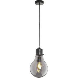 Fischer & Honsel Louis Takpendel - Justerbar höjd, E27, Svart & Rökgasglas Fischer & Honsel Louis Takpendel - Justerbar höjd, E27, Svart & Rökgasglas