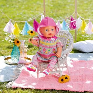 Zapf BABY born Deluxe Trendy Poncho Poppenkleding Set - Poppenkleding Set Zapf BABY born Deluxe Trendy Poncho Poppenkleding Set - Poppenkleding Set