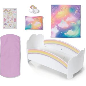 BABY born Regenbogen Bett - Puppenbett - Regenbogen - Wendebettwäsche BABY born Regenbogen Bett - Puppenbett - Regenbogen - Wendebettwäsche