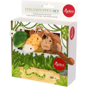 sigikid Dschungel Tierfingerpuppen-Set - Waschbar, Microfaser sigikid Dschungel Tierfingerpuppen-Set - Waschbar, Microfaser