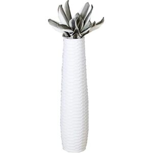Gilde Catania Mosaiko Vase - Ceramic, White, 100x25 cm Gilde Catania Mosaiko Vase - Ceramic, White, 100x25 cm