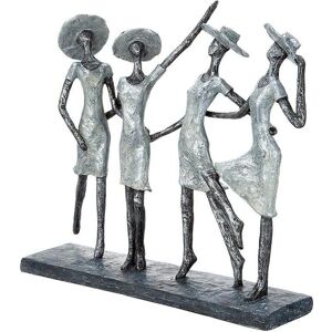 GILDE Silver 4 Ladies Figurine - Decor Statue GILDE Silver 4 Ladies Figurine - Decor Statue