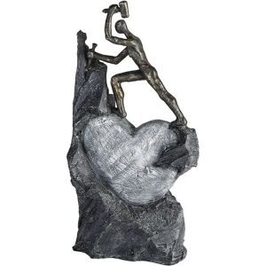 GILDE Casablanca Sculpture Cœur - Figurine Décorative - Bronze/Gris - Publicité GILDE Casablanca Sculpture Cœur - Figurine Décorative - Bronze/Gris - Publicité