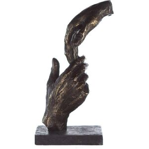 Gilde - Scultura Two Hands - Resina Polyresin - 13x29x8cm Gilde - Scultura Two Hands - Resina Polyresin - 13x29x8cm