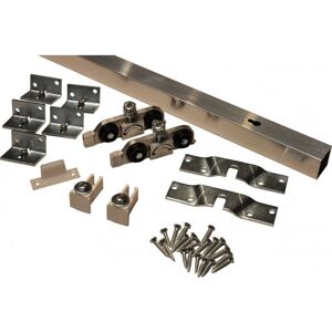 Magni - Modelo 190 cm - Soporta hasta 80 kg - Juego de hardware para puertas correderas Magni - Modelo 190 cm - Soporta hasta 80 kg - Juego de hardware para puertas correderas
