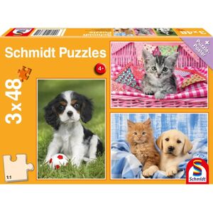 Schmidt Spiele Schmidt 56361 - Állat puzzle 3x48 darab - Puzzle Schmidt Spiele Schmidt 56361 - Állat puzzle 3x48 darab - Puzzle