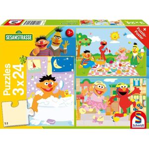 Schmidt Spiele Sesame Street Puzzle Set - 3x24 Pieces Schmidt Spiele Sesame Street Puzzle Set - 3x24 Pieces