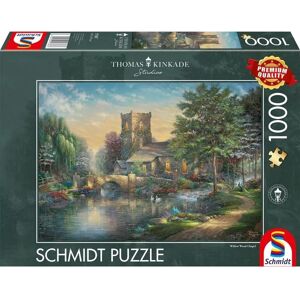 Schmidt Spiele Thomas Kinkade Willow Wood Chapel 1000 Puzzle - Jigsaw Puzzle Schmidt Spiele Thomas Kinkade Willow Wood Chapel 1000 Puzzle - Jigsaw Puzzle