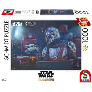 Schmidt Spiele Thomas Kinkade: Disney Star Wars The Mandalorian - Two for the Road 1000 Pieces Puzzle Schmidt Spiele Thomas Kinkade: Disney Star Wars The Mandalorian - Two for the Road 1000 Pieces Puzzle