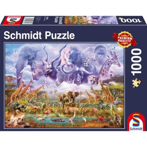 Puzzle Schmidt Spiele Animaux autour de l'eau - 1000 pièces Puzzle Schmidt Spiele Animaux autour de l'eau - 1000 pièces