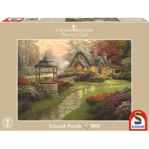 Puzzle de Thomas Kinkade Cottage de 1000 pièces - Publicité Puzzle de Thomas Kinkade Cottage de 1000 pièces - Publicité
