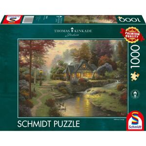 Schmidt Puzzle Thomas Kinkade Stillwater Cottage - Puzzle Schmidt Puzzle Thomas Kinkade Stillwater Cottage - Puzzle