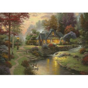 Schmidt Puzzle Thomas Kinkade Stillwater Cottage - Puzzle Schmidt Puzzle Thomas Kinkade Stillwater Cottage - Puzzle
