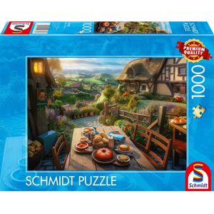 Schmidt Spiele Schmidt Morgenmad med Udsigt Puslespil 1000 Stykker Schmidt Spiele Schmidt Morgenmad med Udsigt Puslespil 1000 Stykker