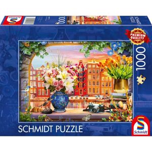 Schmidt Spiele Schmidt Verblijf in Amsterdam 1000 Stukken - Puzzel Schmidt Spiele Schmidt Verblijf in Amsterdam 1000 Stukken - Puzzel