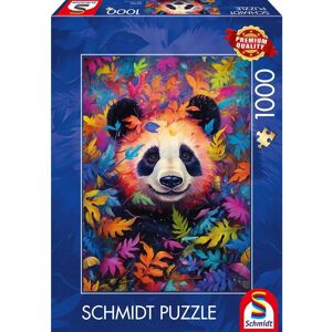 Schmidt Spiele Panda Bear Regnbågs Skog Pussel - 1000 Bitar Schmidt Spiele Panda Bear Regnbågs Skog Pussel - 1000 Bitar
