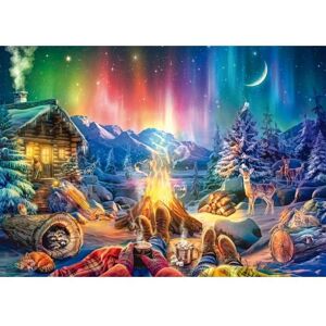 Schmidt Spiele Schmidt Campfire Romance under the Starry Sky 1000-piece Puzzle - Puzzle Schmidt Spiele Schmidt Campfire Romance under the Starry Sky 1000-piece Puzzle - Puzzle