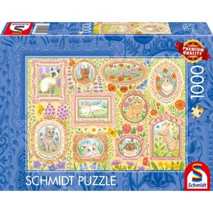 Schmidt Aristocratic Cats Puzzle - 1000 Stukjes Schmidt Aristocratic Cats Puzzle - 1000 Stukjes