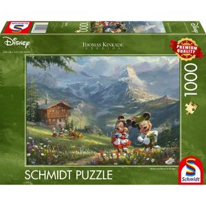 Schmidt Spiele Thomas Kinkade Disney Mickey & Minnie Alps Puzzle - 1000 pcs Schmidt Spiele Thomas Kinkade Disney Mickey & Minnie Alps Puzzle - 1000 pcs