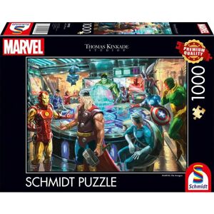 Schmidt Spiele Thomas Kinkade Marvel Avengers 1000-brikker Puslespil - Puslespil Schmidt Spiele Thomas Kinkade Marvel Avengers 1000-brikker Puslespil - Puslespil