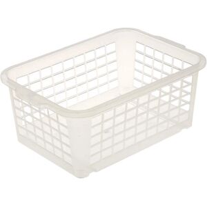 Panier de rangement Keeeper - Panier rectangulaire en plastique transparent - Publicité Panier de rangement Keeeper - Panier rectangulaire en plastique transparent - Publicité